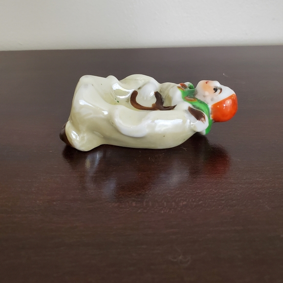 Vintage Art Deco Lusterware Pierrot Trinket Dish - Picture 4 of 9